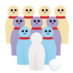 Cardboard Skittles - Each Set