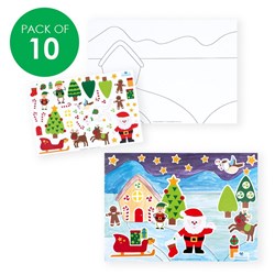 Sticker Scenes - Christmas - Pack of 10