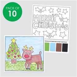 Magic Painting Pictures - Christmas - Pack of 10