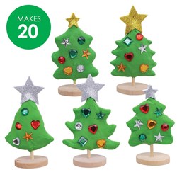 Clay Christmas Trees Group Pack