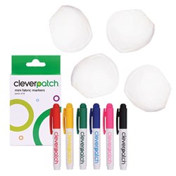 Fabric Kick Balls with Mini Markers