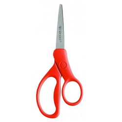 Westcott Scissors Antimicrobial 178mm Blunt Tip Red Pack Of 30
