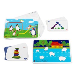 Edx Education Rainbow Pebbles Activity Cards Set 47