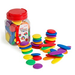 Edx Education Junior Rainbow Pebbles Jar of 36