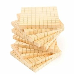 Wooden Base Ten Flats 10 Pieces