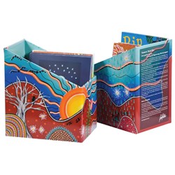 Elizabeth Richards Book Boxes Indigenous Seasons Design Pack of 5