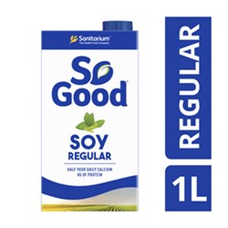 Sanitarium So Good Soy Milk 1 Litre Long Life Carton of 12