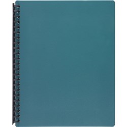 Display Book A4 Refillable Dark Green 20 Pocket
