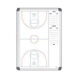 Visionchart Coaches Tactical Whiteboard 600 x 400mm Basketball Aluminium Frame
