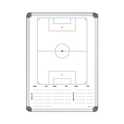 Visionchart Coaches Tactical Whiteboard 600 x 400mm Soccer Aluminium Frame