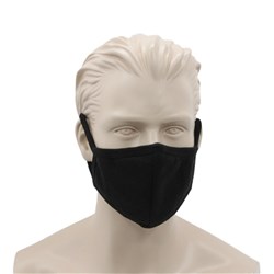 Reusable Face Mask Fabric Adult Black