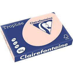 Trophee A4 Paper 80gsm Salmon Ream of 500 1769