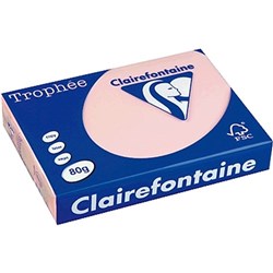 Trophee A4 Paper 80gsm Pink Ream of 500 1973