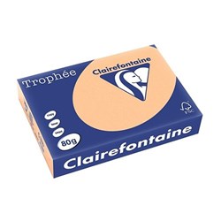 Trophee A4 Paper 80gsm Apricot Ream of 500 1995