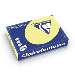 Trophee A3 Paper 80gsm Daffodil Yellow Ream of 500