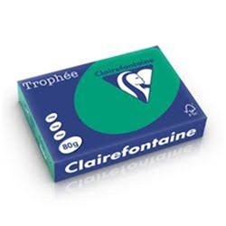 Trophee A4 Paper 80gsm Forest Green Ream of 500 1783