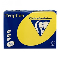Trophee A3 Paper 80gsm Intensive Yellow Ream of 500