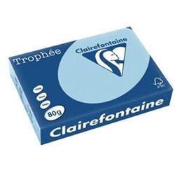 Trophee A4 Paper 80gsm Sky Blue Ream of 500 1798