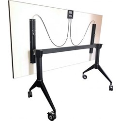 Marco Folding Table With 1200W x 600D Top Black Frame