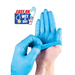 Microlite® Plus 100% Nitrile Disposable Gloves Small Box of 100