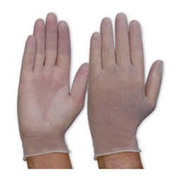 Premium Vinyl Gloves Clear Small Latex & Powder Free Food Grade Box of 100