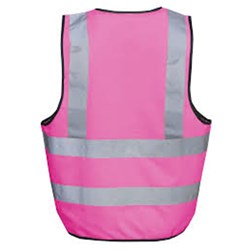 Zions HIVIS Safety Vest Day/Night Medium Pink