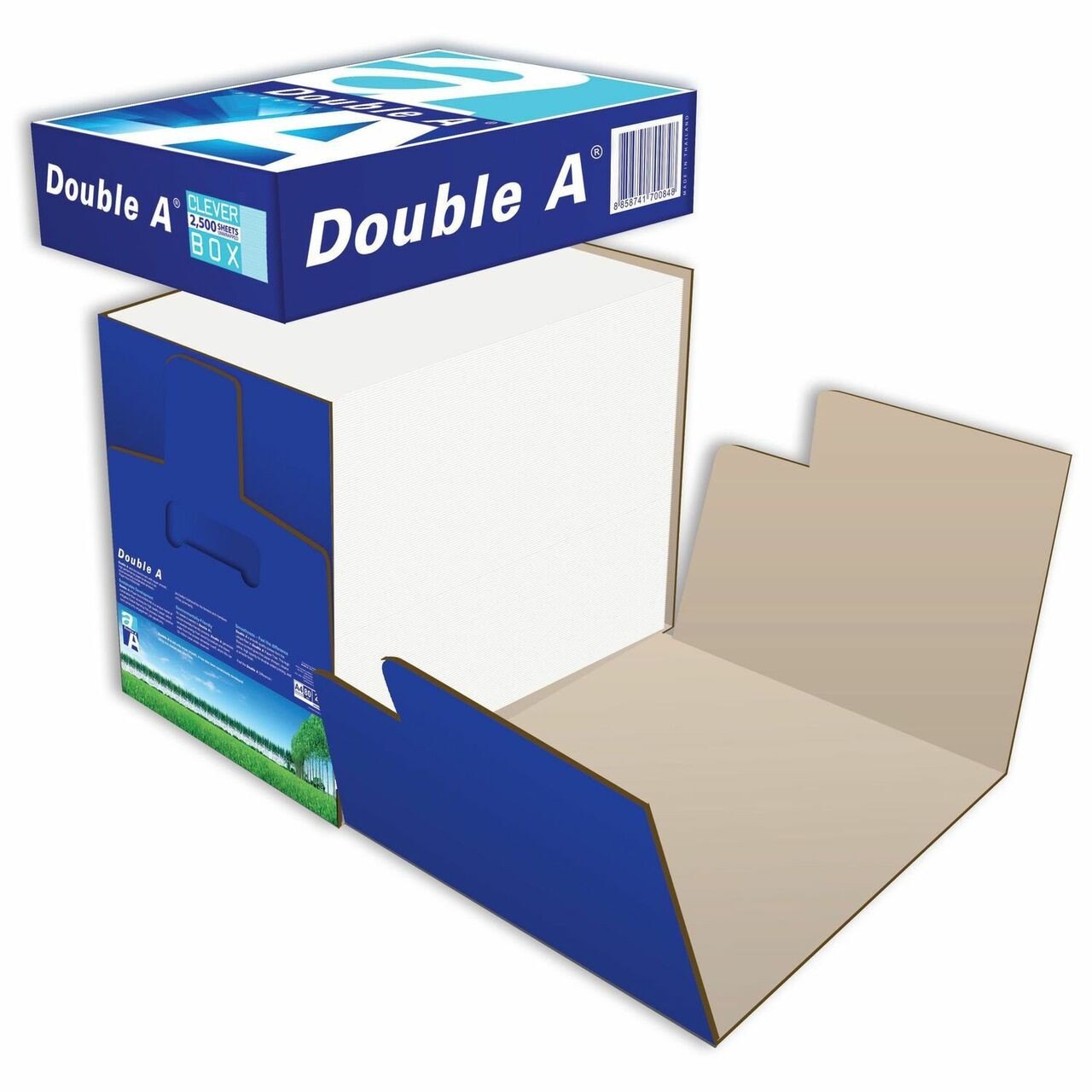 Paper Double A Clever Box Copy Paper A4 80gsm White Carton of 2500