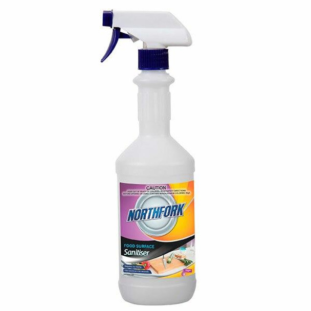 Cleaning - Northfork Food Surface Sanitiser 750ml Empty Decanting ...