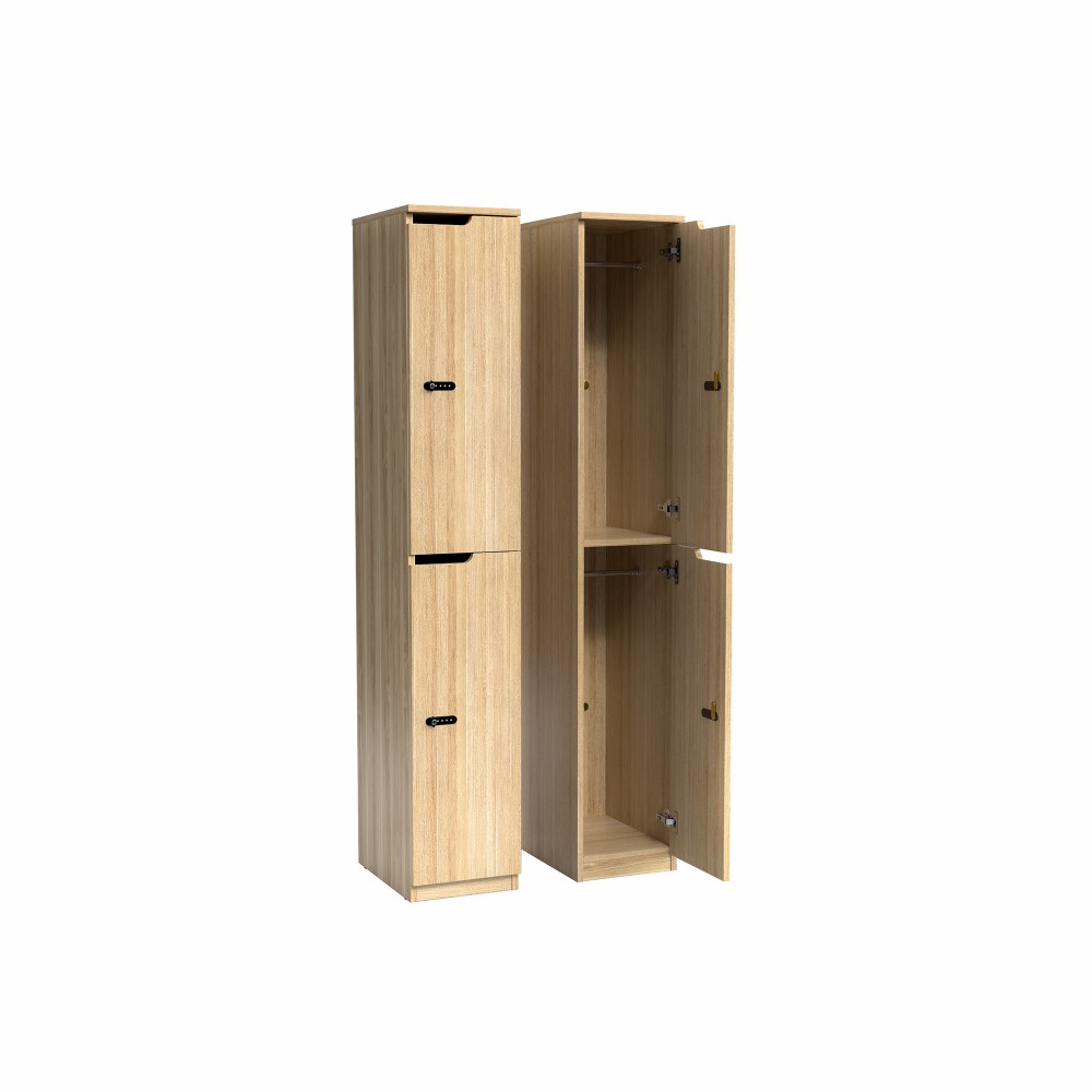 Storage - OLG Knox Locker 2 Door 305W x 455D x 1805mmH New Oak Ravine ...