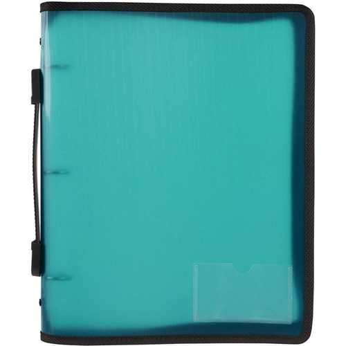 Binders & Folders Marbig Zipper Binder A4 3O Ring 25mm With Handle