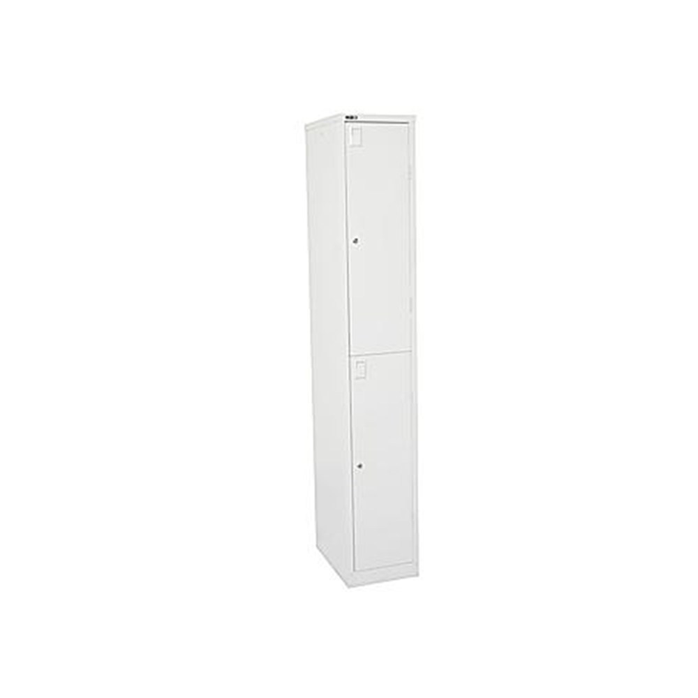 Storage - Rapidline GO Locker 2 Door 305W x 455D x 1830mmH Silver Grey ...